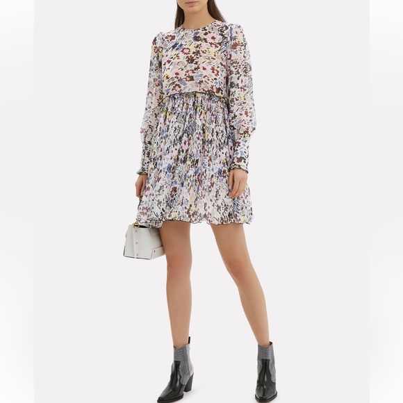 Ganni Georgette Babydoll Dress - Picture 1 of 8